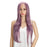 Long Straight Lace Frontal Heat Resistant Fiber Human Hair Wigs