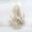 2021 Creamy White Wave Mini Lace Front Wigs