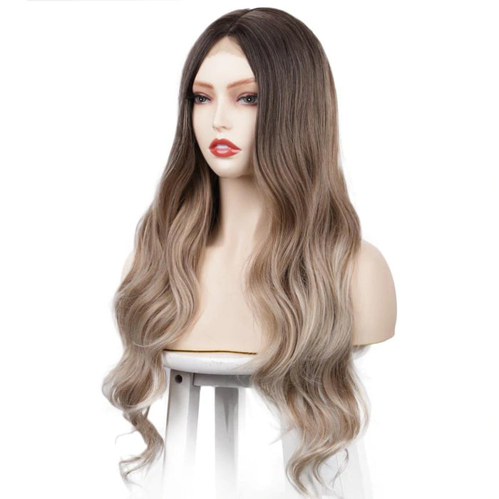 Benny Wavy Brown Blonde Hot Mini Lace Front Wig