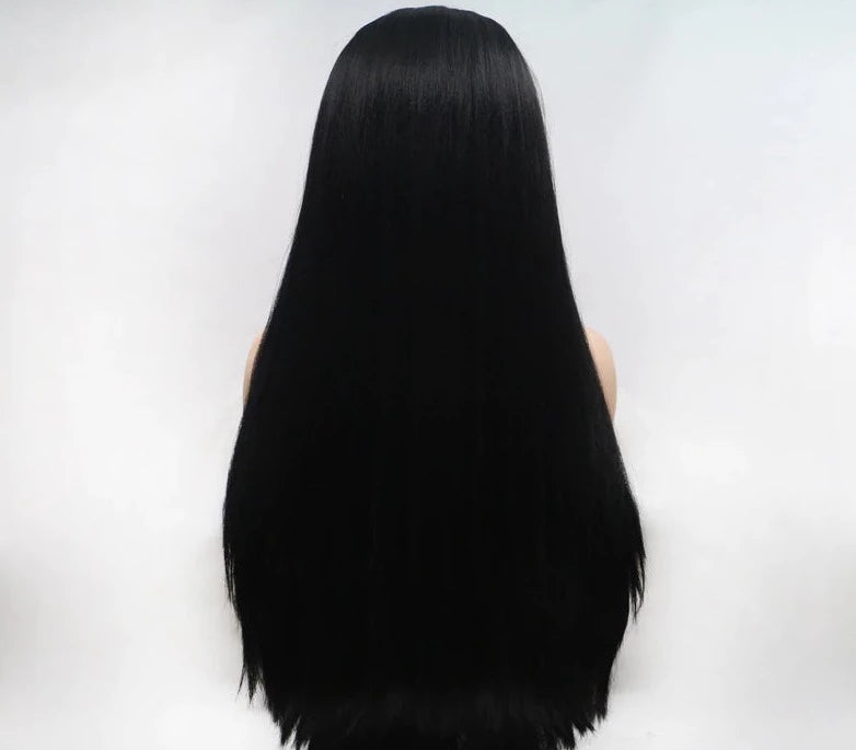 2021 Black Hot Straight Mini Lace Front Wigs