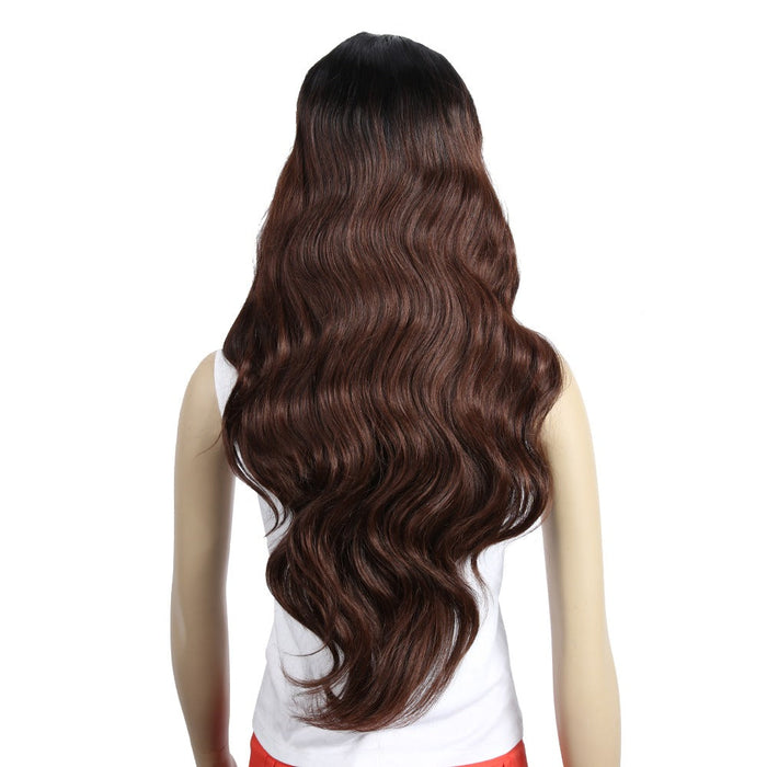 Long Curly Lace Front Hand Made Human Hair Wig