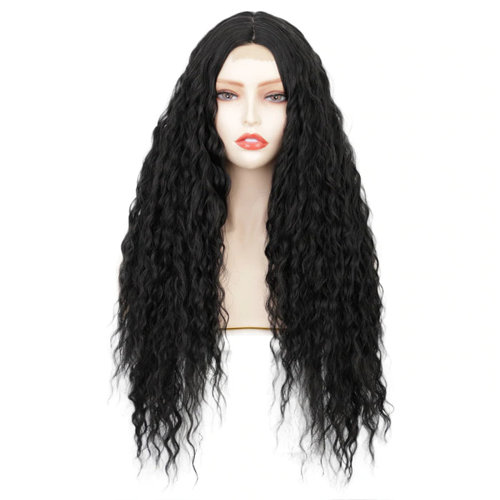 2020 NEW Hot Curly Black Long Mini Lace Front Wigs