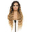 Long Curly Blonde Lace Frontal Heat Resistant Human Hair Wigs