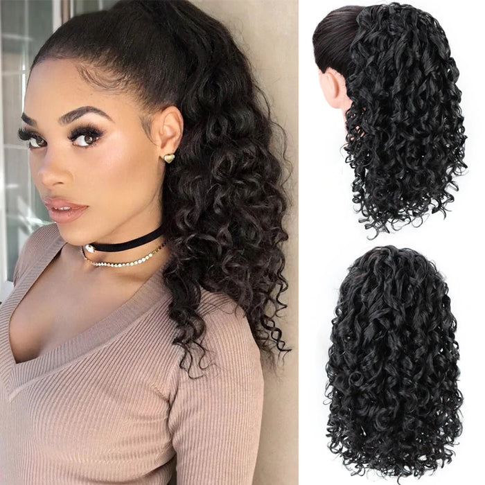 Synthetic Curly Drawstring Ponytail for Women