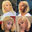 Short Blonde Bob Wigs 613 Straight Platinum Blonde Bob Wigs 6*6 Lace Bob Wig