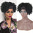 Hot Sexyt Kinky Curly Wigs with Headband