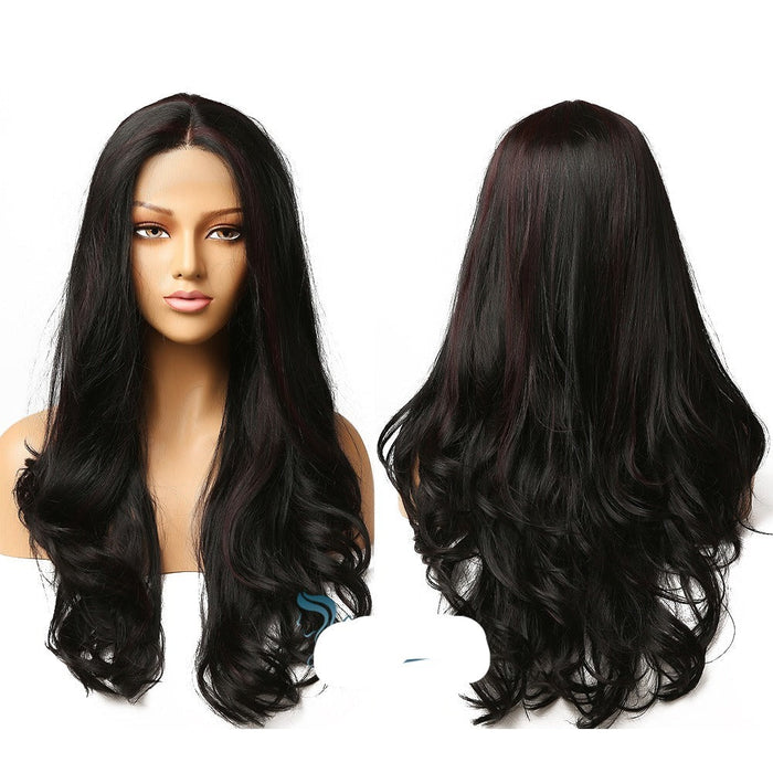 Natural Wavy Glueless Transparent Lace Human Hiar Wigs