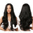 Long Wavy Lace Front Synthetic Human Hir Wigs