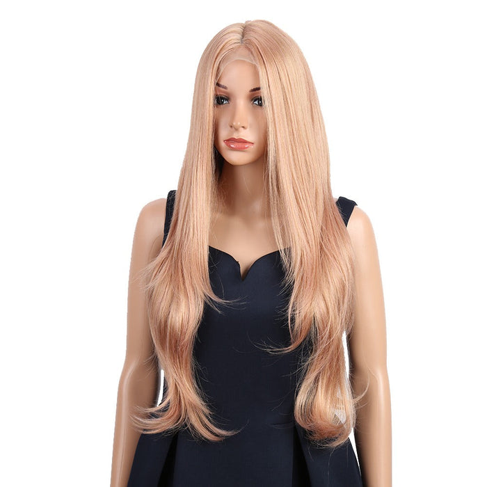 Synthetic Front Straight Wave Wigs