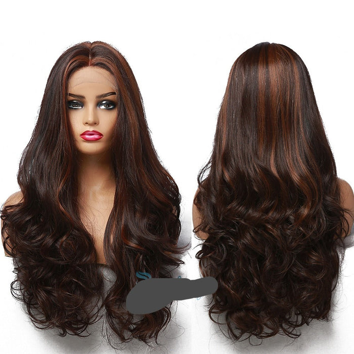 Long Wavy Lace Front Human Hiar Wigs for Black Women