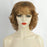 Ins Hot Brown Short Curly Wavy Wig Hair Bangs