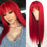 Long Straight Wig with Bangs for Women