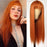 Long Straight Wig with Bangs for Women