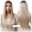 Straight Lace Front Synthetic Human Hir Wigs