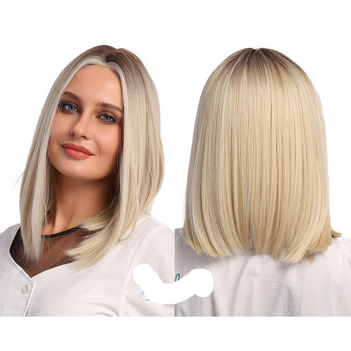 Synthetic Hairline Part Lace Human Hir Wigs