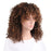 Synthetic Curly Mixed Brown Wig for Women