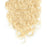 Clip in on hair extension, real clip in human hair piece blonde curly weave