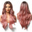 Synthetic Front Lace HD Brightness Human Hir Wigs