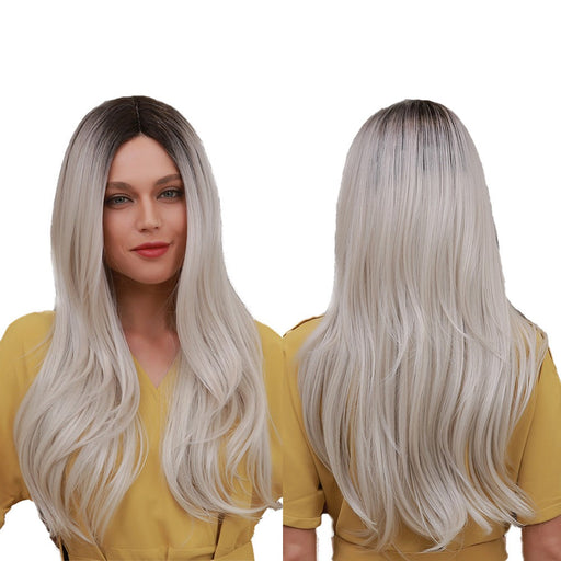 Long Natural Wavy Lace Front Human Hair Wig