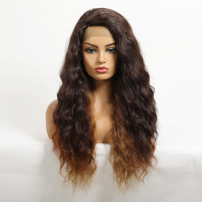 Long Lace Wavy Front Lace Swiss Human Hair Wig