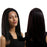 Medium Length Straight Synthetic Lace Front Human Hair Wig