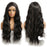 Medium Length Lace Synthetic Heat Resistant Human Hair Wig