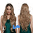 Synthetic Front Lace HD Brightness Human Hir Wigs