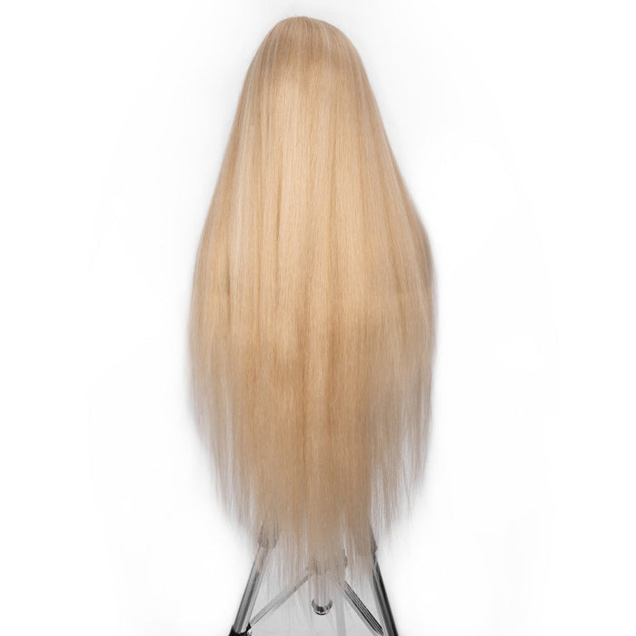 Scalp lace new straight Heat Resistant Fiber Human Hair Wigs