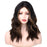 2022 Hot Black Brown Mini Lace Front Gradient Wig