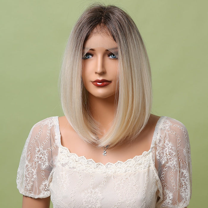 Copy of Fashion Lace Front Synthetic Straight Natural Hair Human Hair Wig