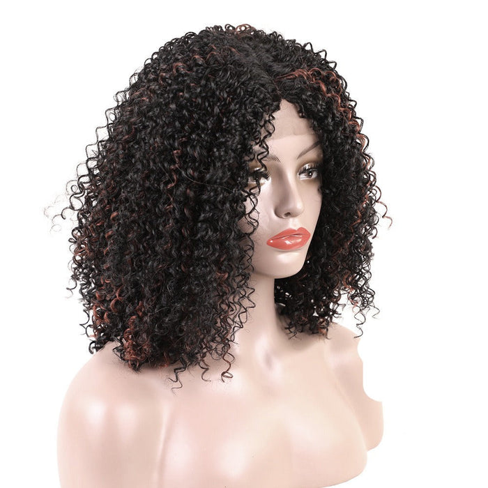 Wedding Lace Hair Curly Front Lace Human Hair Wig