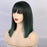 High Temperature Resistant Fiber Straight Human Hair Wig