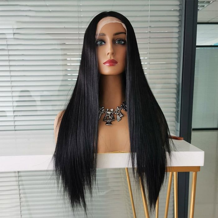 Straight Wave HD Transparent Lace Frontal Human  Hair Wigs