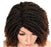 Crochet Braid Hair Locs Curls Short Wig For Black Women Human Wigs