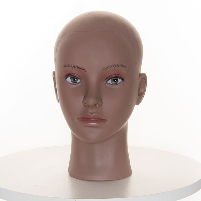 Tinashe Beauty Cheap African Mannequin Head For Making Wig Hat Display Cosmetology Head Female Dolls Bald Training Head