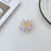 Large pink flower hairclip face daisy rose hair claws cellulose acetate hair accessories tulip golden acetate evil eye hair clip