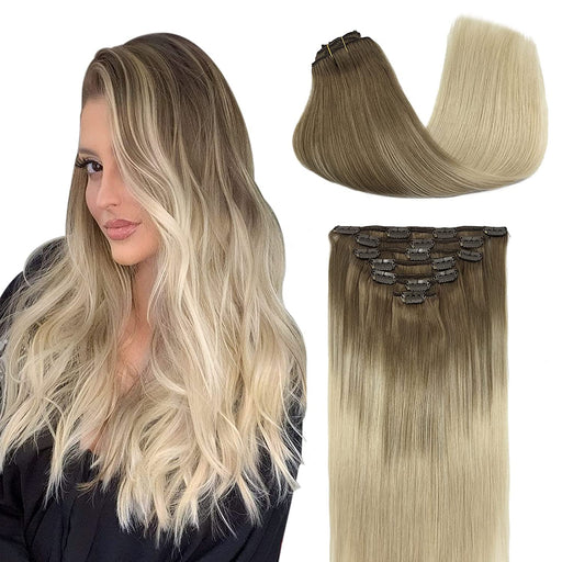 Best hot selling new products skin weft clip in hair extension