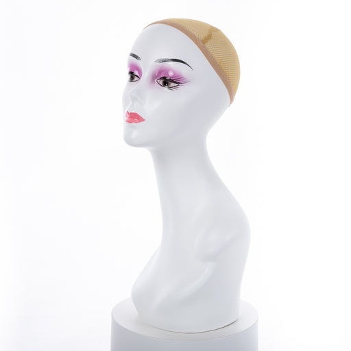 Half Body Female Mannequin Head with Shoulders For Wig