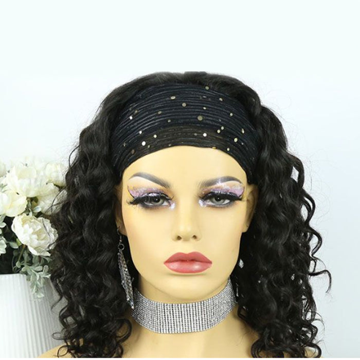 Headband Wig Human Hair Headband Wigs For Black Women Wig Headband