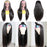 Headband Wig Colored Human Hair Headband Wigs for Black Women Body Wave Wigs