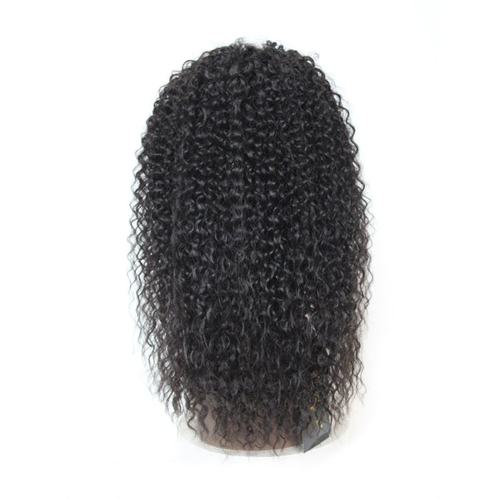 Human Hair Headband Wigs,Half Wig Kinky Curly