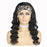 Water Wave None Lace Front Wigs Human Hair Machine Made Wet and Wavy Headband Wigs