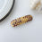 Fashion girls oval acetic acid spring hairclips leopard tortoise shell acetate hair barrette checkered hair clip for women