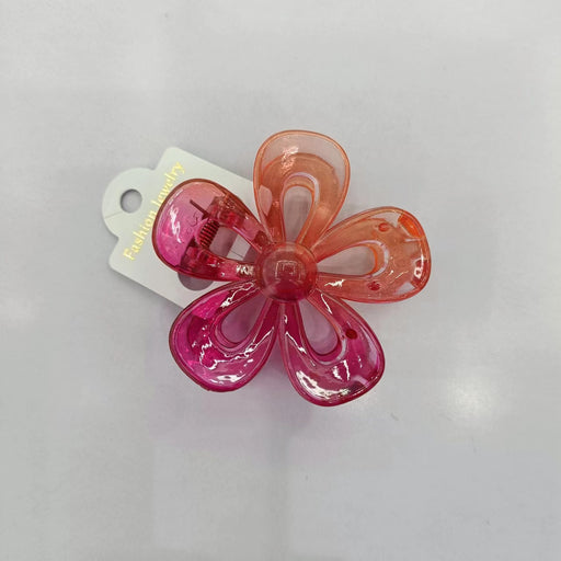 Cute large xl big 7cm spring summer tag candy color daisy hair clamp claws clips plastic plumeria flower frangipani hair claw