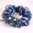 2022 Luxury high elastic hair rubber band hair ties accessories flower organza crystal rhinestone diamond scrunchies