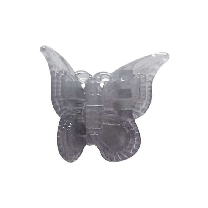 Candy jelly small mini hair claws clips accessories clamp baby kids plastic butterfly claw clip