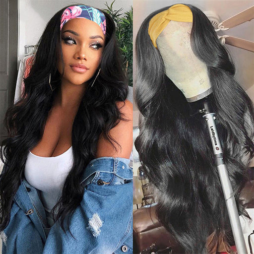 Headband Wigs for Black Women Human Hair Headband Wig Human Hair Wig