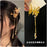 Ladies 3d gold silver metal tassel hair accessories barrettes hairclips small mini wings moving butterfly hair clips for girls