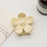 2022 big 7.5cm luxury marble daisy hair accessories clamp claws clip cellulose acetate flower hair claw for weddings claw clips