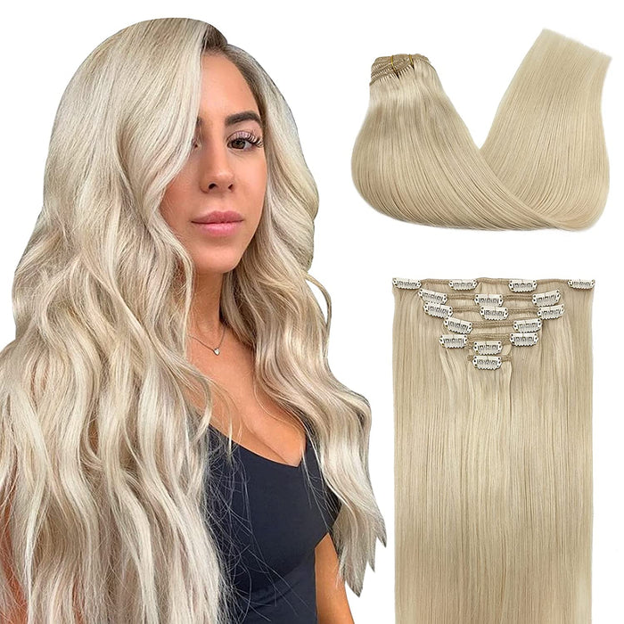 Best hot selling new products skin weft clip in hair extension